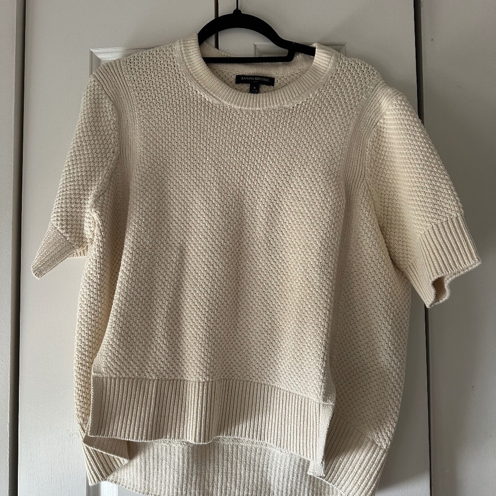 Banana Republic Women Textured Cotton Blend Sweater